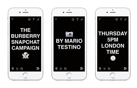 burberry snapchat campaign results|burberry mobile marketing.